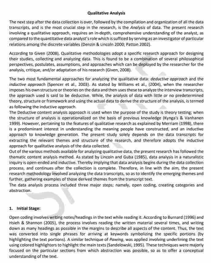 Manual Thematic Analysis
